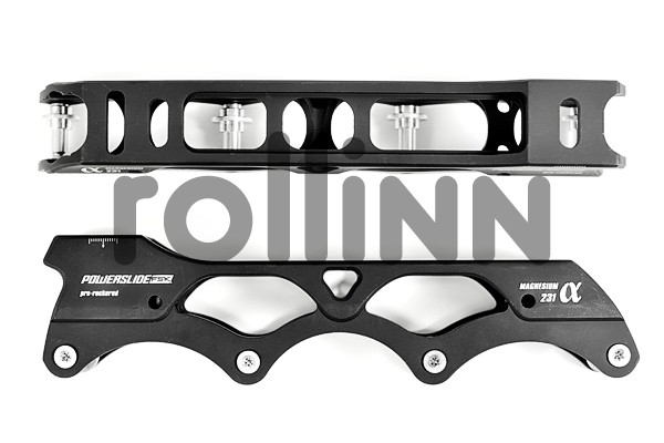 PŁOZY POWERSLIDE ALPHA MAG FRAME 231 FLAT BLACK 4X76