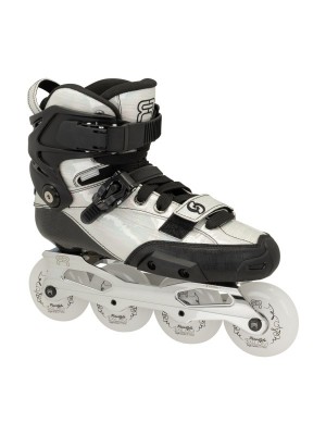 ROLKI FR SPIN JI HOLO WHITE  - ROLKI JUNIORSKIE REGULOWANE
