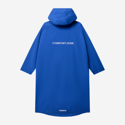 KUBOTA PARKA PRZECIWDESZCZOWA OVERSIZE COMFORT ZONE KOBALTOWA UNISEX