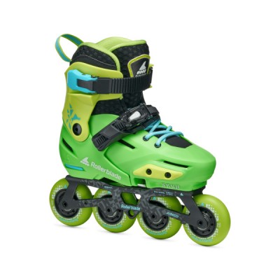 ROLKI ROLLERBLADE APEX GREEN / LIME 2027 - ROLKI JUNIORSKIE REGULOWANE