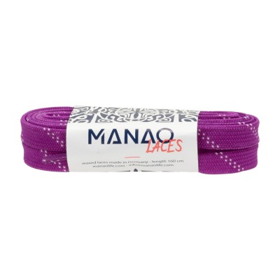 SZNURÓWKI WOSKOWANE MANAO LACES 160 CM PURPLE