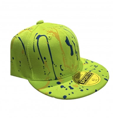 CZAPKA Z DASZKIEM SPORTS CAP SNAP BACK 6 3/4 54CM YELLOW