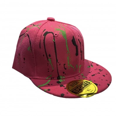 CZAPKA Z DASZKIEM SPORTS CAP SNAP BACK 6 3/4 54CM PINK