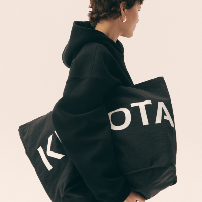 KUBOTA TORBA SHOPPER BAG NYLONOWY CZARNY