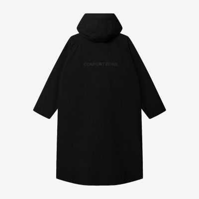 KUBOTA PARKA PRZECIWDESZCZOWA OVERSIZE COMFORT ZONE CZARNA UNISEX