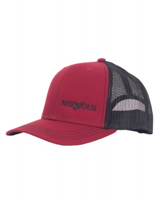 CZAPKA NERVOUS TRUCKER CLASSIC MAROON BLACK