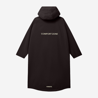 KUBOTA PARKA PRZECIWDESZCZOWA OVERSIZE COMFORT ZONE BRĄZOWA UNISEX