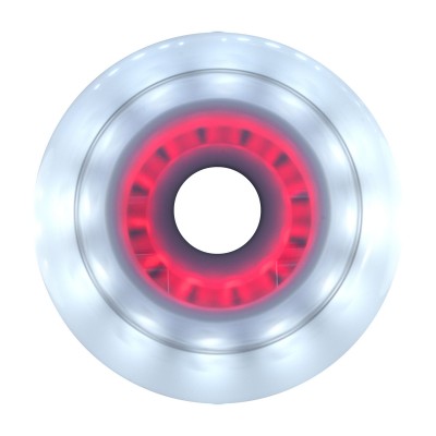 KOŁA LUMINOUS LED DUO WHITE RED 80MM / 85A X1