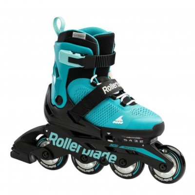 ROLKI ROLLERBLADE MICROBLADE AQUA/BLACK - ROLKI JUNIORSKIE REGULOWANE