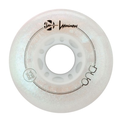 KOŁA LUMINOUS LED DUO WHITE PEARL 80MM / 85A X1