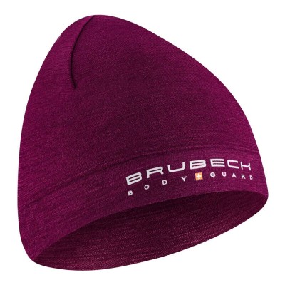 CZAPKA BRUBECK WEŁNIANA ACTIVE WOOL HM10180 ŚLIWKOWY