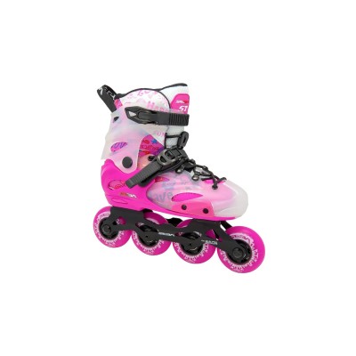 ROLKI SEBA ST MX PINK - ROLKI JUNIORSKIE REGULOWANE