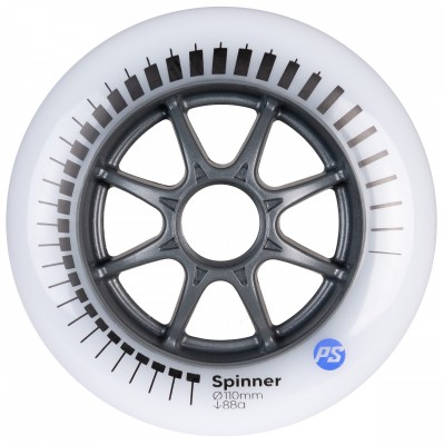KOŁA POWERSLIDE SPINNER WHITE 110MM / 88A X3