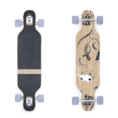 LONGBOARD FISH SKATEBOARDS OCTOPUS FISH X KWIATKOWSKA