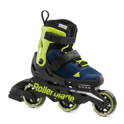 ROLKI ROLLERBLADE MICROBLADE 3WD BLUE/GREEN - ROLKI JUNIORSKIE REGULOWANE