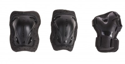 OCHRANIACZE ROLLERBLADE BLADEGEAR JUNIOR BLACK 3 PACK ZESTAW