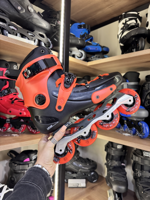 ROLKI SEBA FR1 80 BLACK ORANGE CUSTOM 41