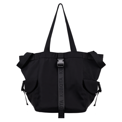 KUBOTA TORBA SHOPPER POCKETS BAG NYLONOWY CZARNY