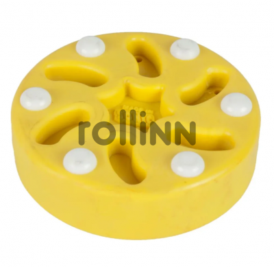 KRĄŻEK DO HOKEJA SONIC PUCK YELLOW