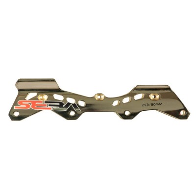PŁOZY SEBA DELUXE FRAME 219 FLAT GOLD CHROME 4X72