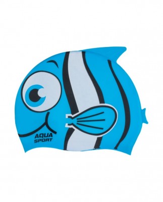 CZEPEK PŁYWACKI NA BASEN DLA DZIECI JUNIOR FISH CUP BLUE