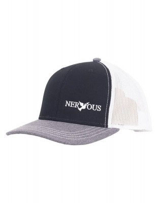 CZAPKA NERVOUS TRUCKER CLASSIC BLACK WHITE