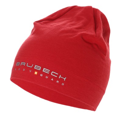 CZAPKA BRUBECK WEŁNIANA ACTIVE WOOL HM10180 BURGUNDOWY