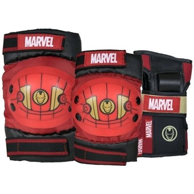 OCHRANIACZE POWERSLIDE PROTECTION SET IRON MAN MARVEL 3 PACK ZESTAW