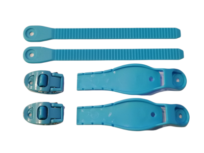 KLAMRA / KLAMRY FR EZX MIDDLE BUCKLE STRAP BLUE x1 PAIR