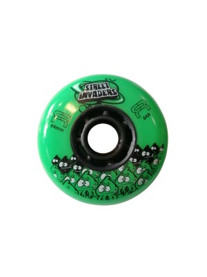 KOŁA FR SKATES STREET INVADERS GREEN 84MM / 84A X1