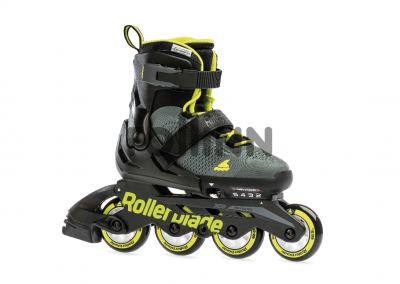 ROLKI ROLLERBLADE MICROBLADE MAXX ANTH/LIME - ROLKI JUNIORSKIE REGULOWANE