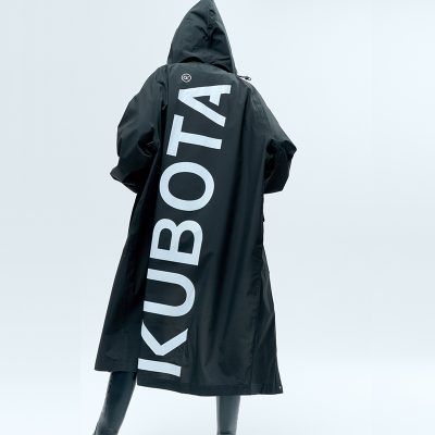 KUBOTA PARKA Z KAPTUREM FESTIVAL CZARNA