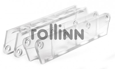 PŁOZY KIZER POWERBLADING ADVANCE FRAME FLAT 243 CLEAR 4X80 
