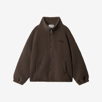 KUBOTA BLUZA POLAROWA ROZPINANA CUSHY BRĄZOWA UNISEX