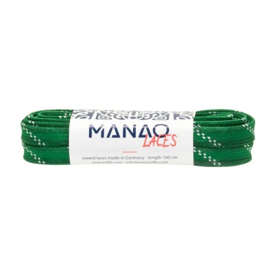 SZNURÓWKI WOSKOWANE MANAO LACES 160 CM GREEN