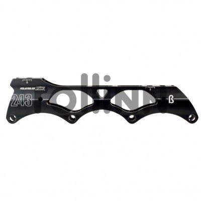 PŁOZY POWERSLIDE BETA FRAME 231MM FLAT BLACK 4X76 