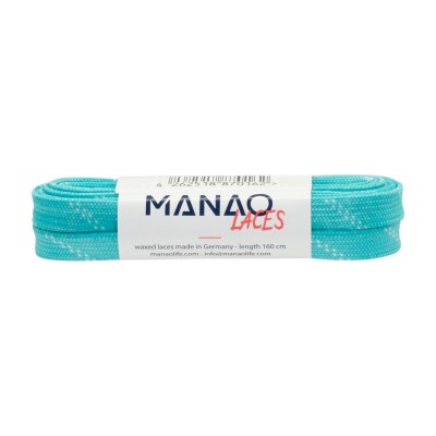 SZNURÓWKI WOSKOWANE MANAO LACES 160 CM TURQUOISE