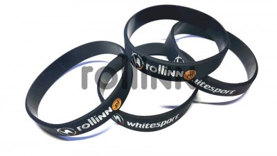 OPASKA ROLLINN WHITESPORT BRACELET SILIKONKI GUMKI