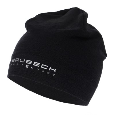 CZAPKA BRUBECK WEŁNIANA ACTIVE WOOL HM10180 CZARNY