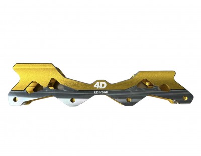 PŁOZY FR SKATES 4D FRAME 231MM ROCKERED GOLD 4X76