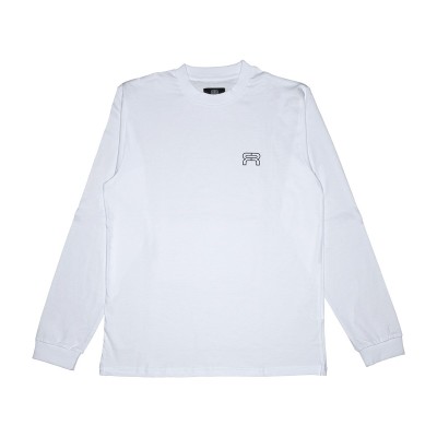 KOSZULKA FR SKATES LOGO LONGSLEEVE DŁUGI RĘKAW WHITE