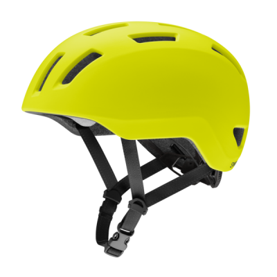 KASK SMITH TRANSIT MIPS MATTE NEON YELLOW + LAMPKA LED