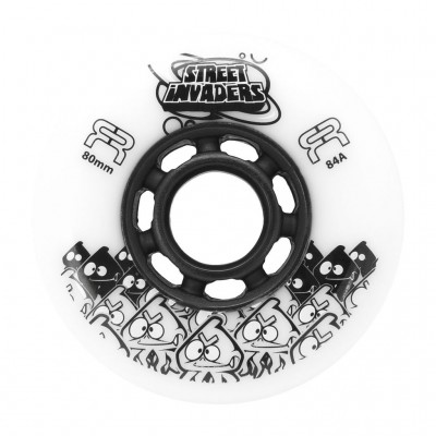 KOŁA FR SKATES STREET INVADERS WHITE 80MM / 84A X1