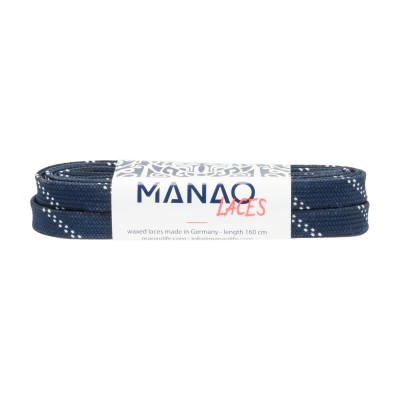 SZNURÓWKI WOSKOWANE MANAO LACES 160 CM DARK BLUE