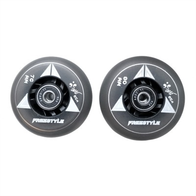 ZESTAW KOŁA FREESTYLE TT  76MM / 80MM - 85A ŁOŻYSKA ABEC 11 