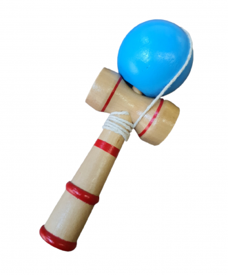 KENDAMA DREWNIANA JAPOŃSKA GRA ZRĘCZNOŚCIOWA