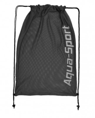 WOREK NA SPRZĘT TRENINGOWY AQUA-SPORT MESH BAG BLACK