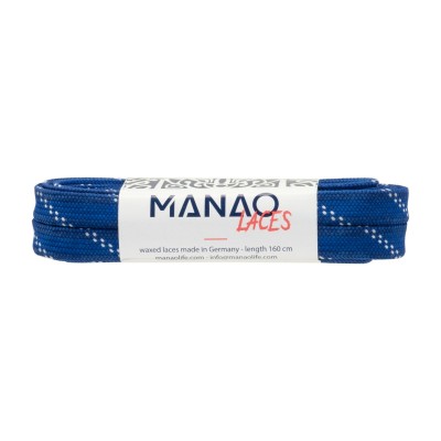 SZNURÓWKI WOSKOWANE MANAO LACES 160 CM BLUE