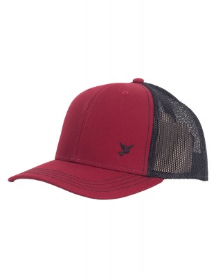 CZAPKA NERVOUS TRUCKER ICON MAROON BLACK