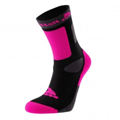 SKARPETY DO ROLEK ROLLERBLADE SKATE KIDS SOCKS BLACK/PINK